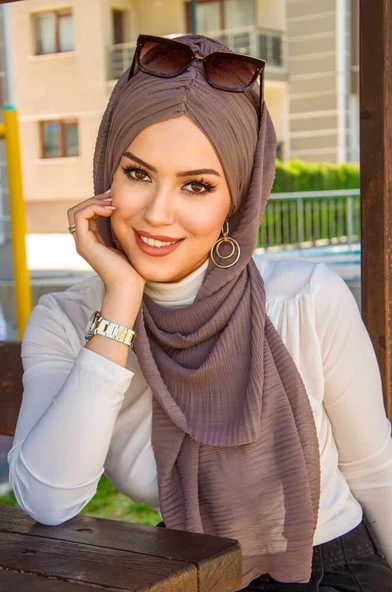 Vizon Kelebek Bone Şal ürün görseli