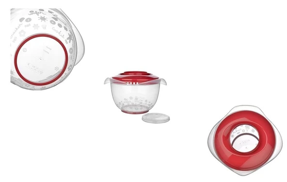 Mikser Kabı 3 Lt Özel Koruma Kapaklı Sıçratmayan ürün görseli 1