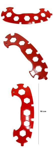 Bisiklet Tamir Anahtarı (06mm-17mm) - 15 in 1 - Resim 4