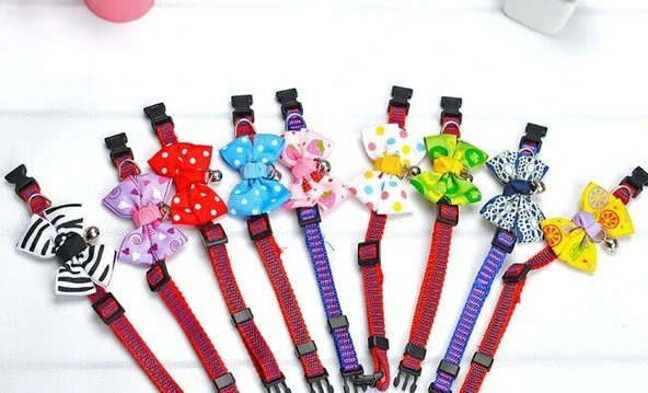 Çıngıraklı Kedi-Köpek Papyonu - Resim 2