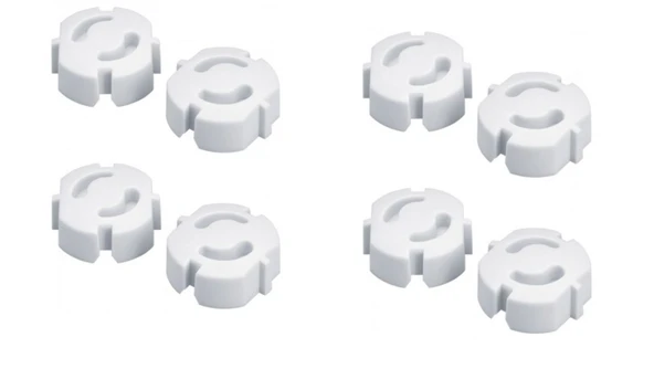 Çocuk Koruma Priz Kapağı 8 Adet ürün görseli 1