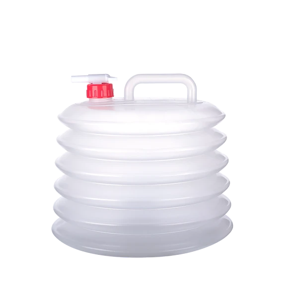 Musluklu Katlanır Su Bidonu -Su Kovası - Kamp Bidonu 10 LT - Resim 2