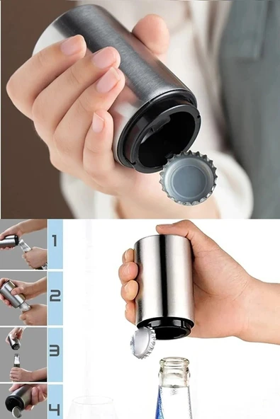 Otomatik Açacak - Otomatik Basmalı Şişe Kapak Açacağı ürün görseli