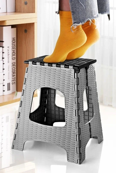 28 Cm Dayanıklı Katlanabilir Tabure - Kamp Piknik  Metrobüs Otobüs Balıkçı Tabure ürün görseli 1