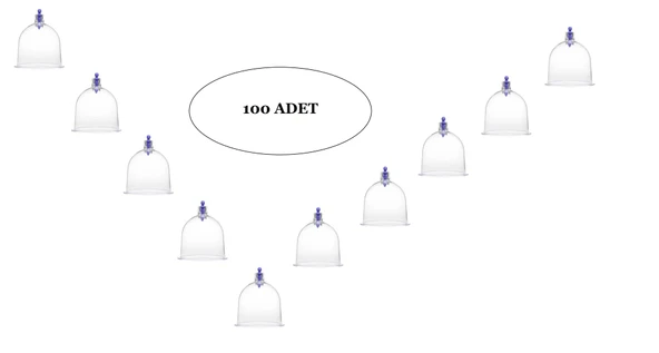 Hacamat Kupası - 6 Numara (100 Tane) ürün görseli 1