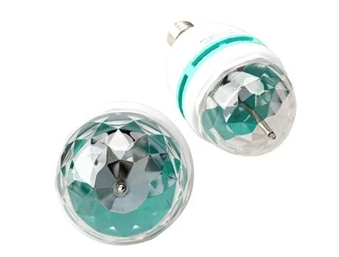 Renkli Led Döner Başlıklı Disko Ampulü - 2