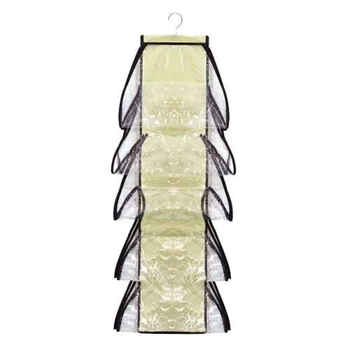 10 Bölmeli Dolap İçi Şeffaf Çanta Organizeri - Resim 3