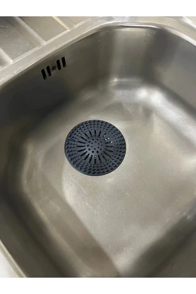 Yuvarlak  Süzgeçli Silikon Mutfak  Lavabo Ve Küvet Süzgeci Gider Süzgeci - 2