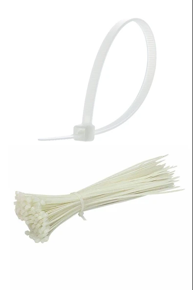 50 Adet Plastik Cırt Kelepçe Kablo Bağı Kablo Düzenleyici-4.8 X 380 MM - 2