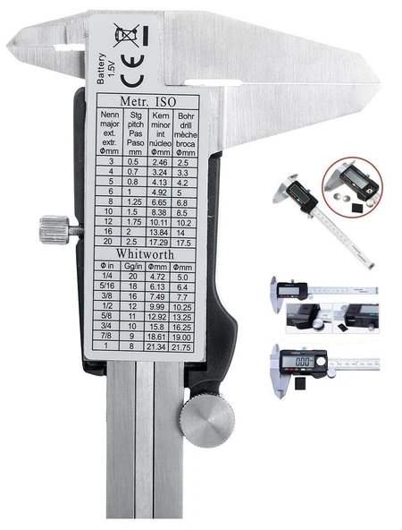 Kumpas - Dijital Kumpas 0,01 mm - 150mm 6inc - 2
