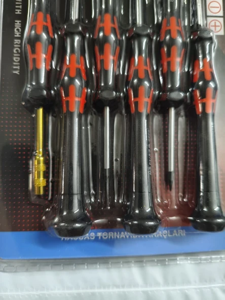 6 Parça Saatçi ve Telefoncu Onarım Tornavida Seti Hassas Tornavida Seti - 4