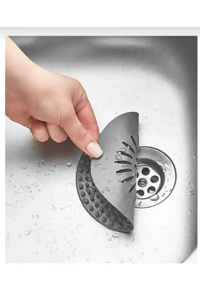 Yuvarlak  Süzgeçli Silikon Mutfak  Lavabo Ve Küvet Süzgeci Gider Süzgeci - 3