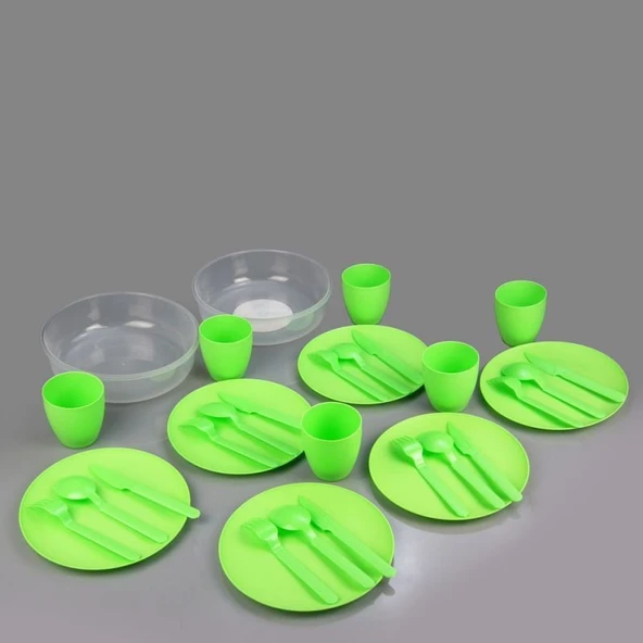 6 Kişilik Çantalı Piknik Seti - 3