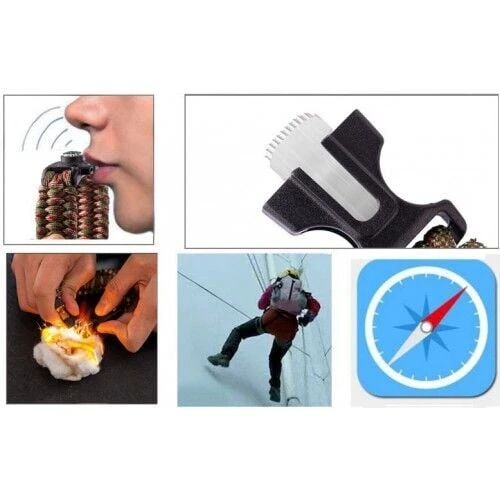 Survival Bileklik - SOS Multi Fonksiyonlu Hayatta Kalma Bilekliği - 3