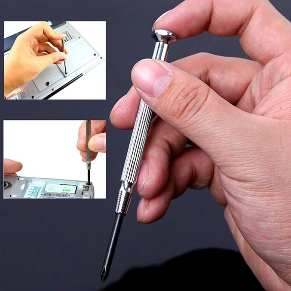 16 Parça Hassas Tornavida Seti Saatçi ve Telefoncu Tornavidası - 4