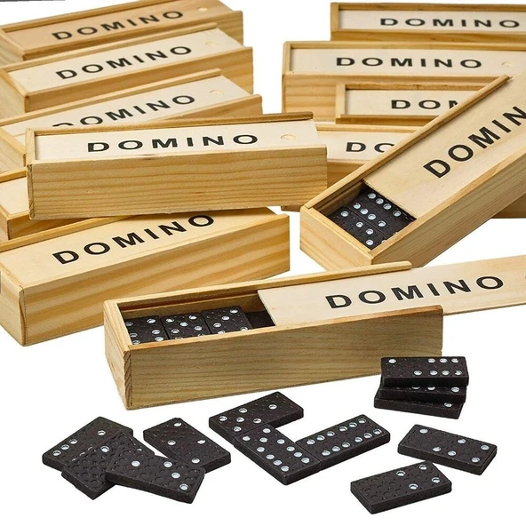 Ahşap Domino Seti - Resim 3