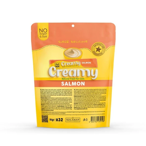 Delibon Creamy Ödül Maması Dana Ciğerli 15gr 32li Paket - 2