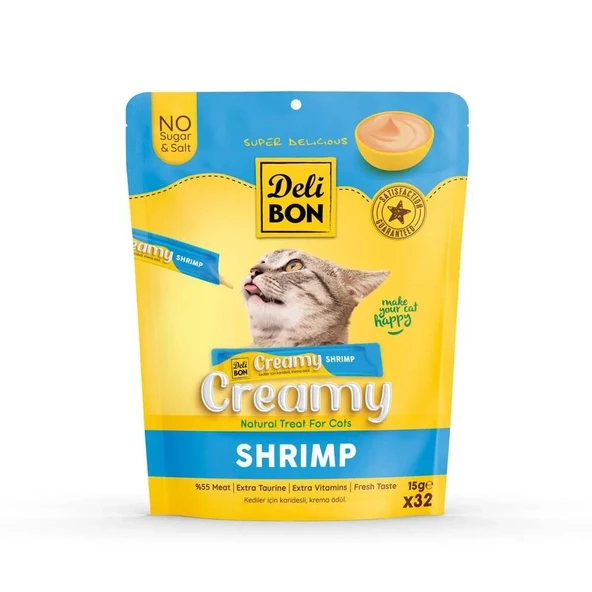 Delibon Creamy Ödül Maması Kuzulu 15gr 32li Paket