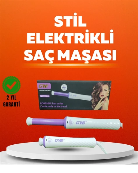 Hızlı Isınan, Kompakt ve Güvenli – Tüm Saç Tiplerine Uygun Kıvırma Cihazı ürün görseli 1