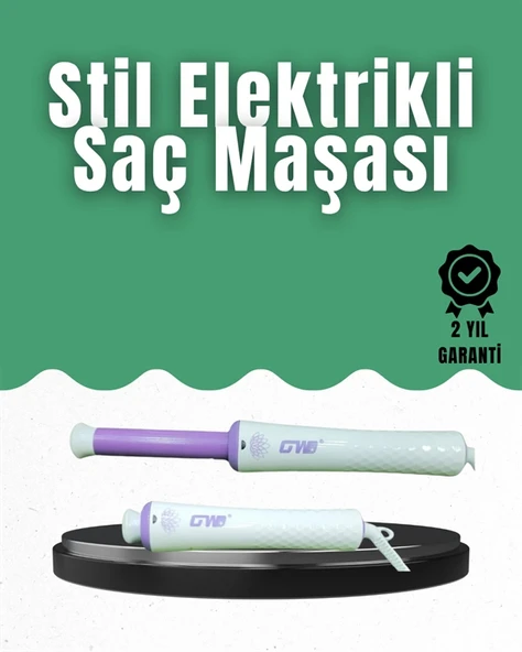GW Taşınabilir Saç Maşası – 360° Döner Kablo, Negatif İyonlu Seramik Teknoloji ürün görseli