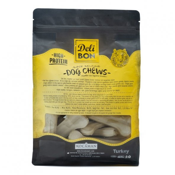 Delibon Pres Köpek Kemiği 12 Cm 25li Beyaz - 3