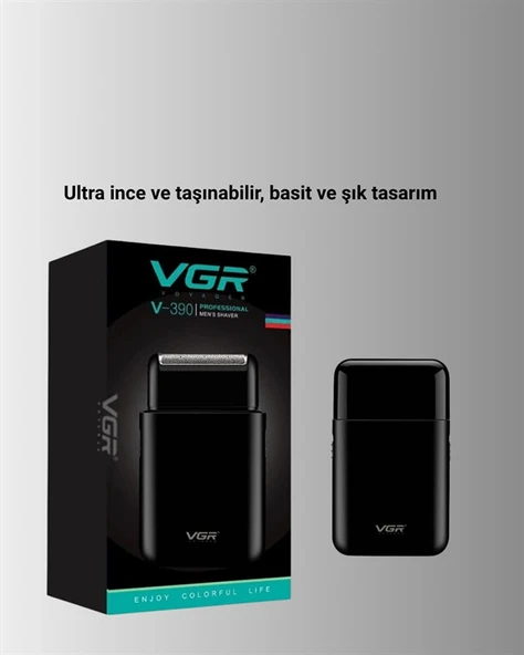 Pistonlu ve Örgülü Ağ Başlıklı Kart Tipi Traş Makinesi – Hafif, Güvenli, USB Şarjlı - Resim 4