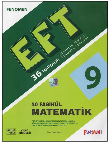 Fenomen 9.Sınıf EFT Matematik Fasikül Testleri - 1