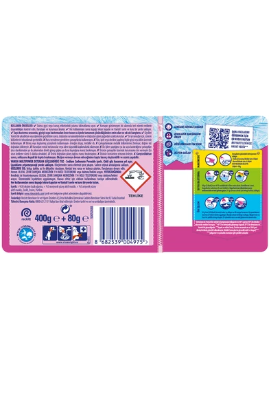 Vanish Oxi Action Multipower Beyazlar ve Renkliler Deterjan Güçlendirici Toz ve Leke Çıkarıcı 480 Gram x2 - 9