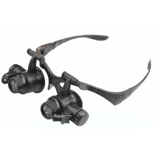 Gözlük Modeli 10x 15x 20x 25x Lens,2led Işıklı,büyüteç ürün görseli