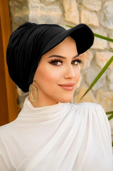 Siyah Havuz - Deniz Şapkası / Mayo Üstüne Kullanılabilir - Resim 3