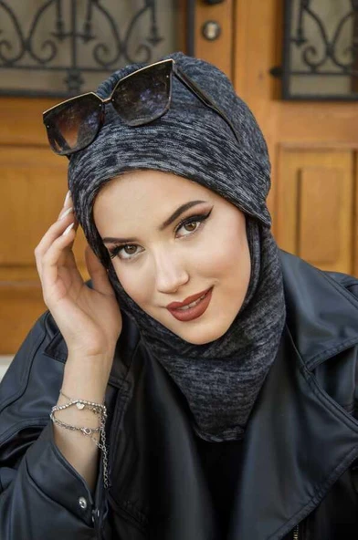 Antrasit Desen Maskeli Bere ürün görseli