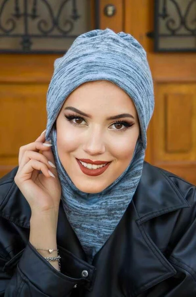 Soft Mavi Desen Maskeli Bere - Resim 3