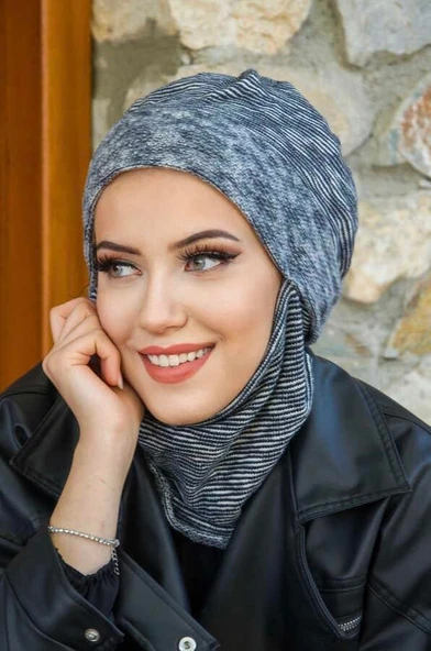 Lacivert Melanj Maskeli Bere - 2