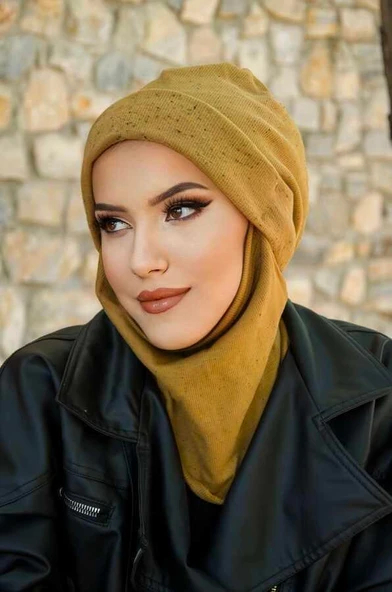 Hardal Karyağdı Maskeli Bere - Resim 2