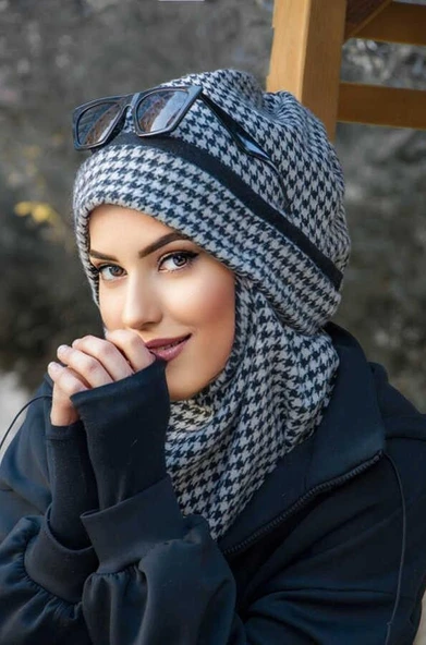 Kazayağı Maskeli Bere - Resim 4