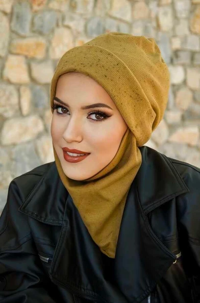 Hardal Karyağdı Maskeli Bere - Resim 3