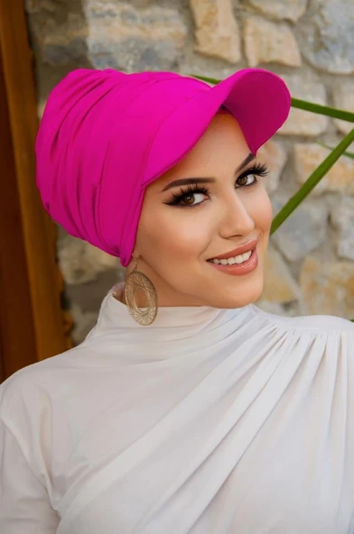 Fuşya Havuz - Deniz Şapkası / Mayo Üstüne Kullanılabilir ürün görseli