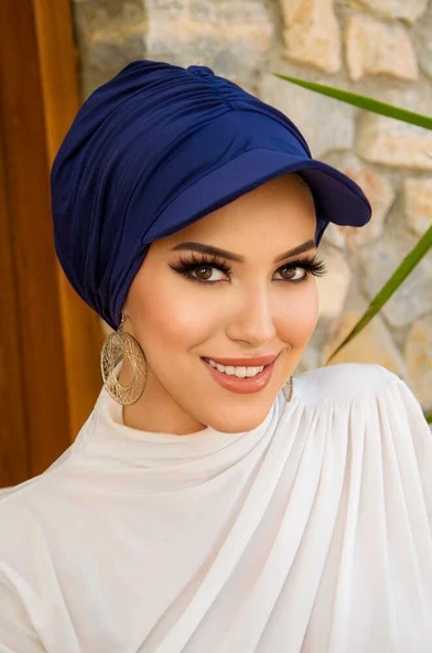 Lacivert Havuz & Deniz Şapkası / Mayo Üstüne Kullanılabilir - 1
