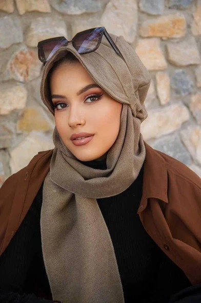 Vizon Kaşe Tesettür Şapka - 2