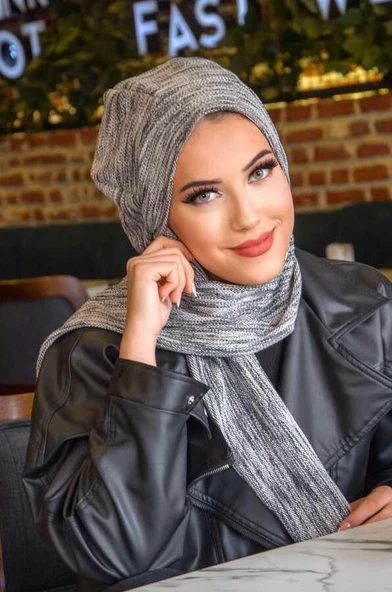 Kot Lacivert Desen Tesettür Bere ürün görseli