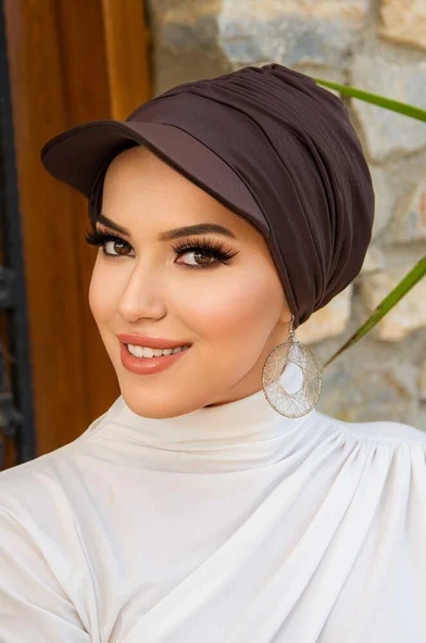 Kahverengi Havuz & Deniz Şapkası / Mayo Üstüne Kullanılabilir - Resim 2