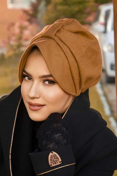 Hardal Kaşe Şapka Bone - 2