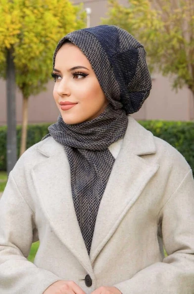 Lacivert Vizon Garnili Tesettür Bere ürün görseli