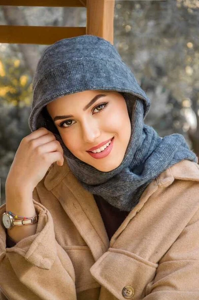 Antrasit Atkılı Bucket Şapka - 30400 - Resim 2