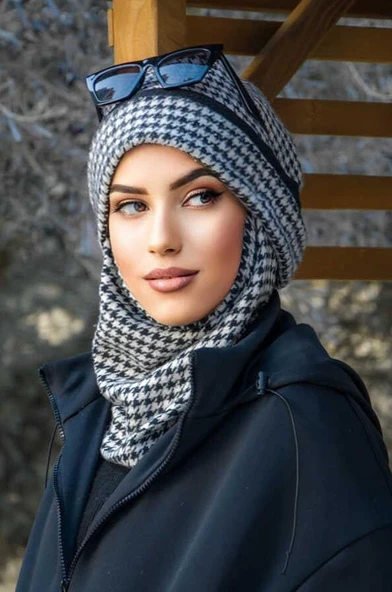 Kazayağı Maskeli Bere - Resim 3