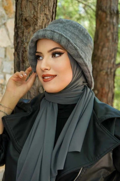 Füme Vintage Şapka - Resim 3