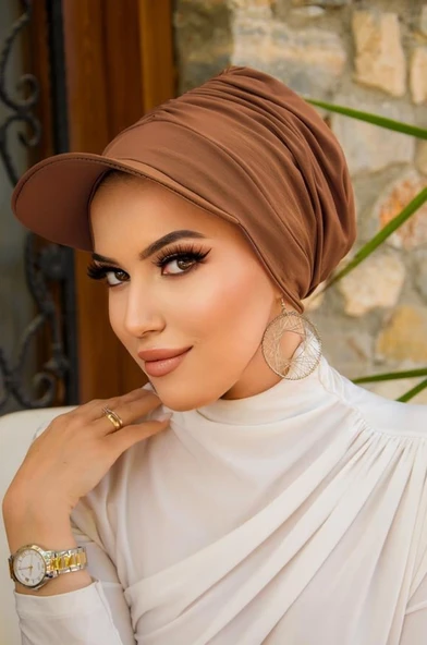 Camel Havuz - Deniz Şapkası / Mayo Üstüne Kullanılabilir - Resim 2