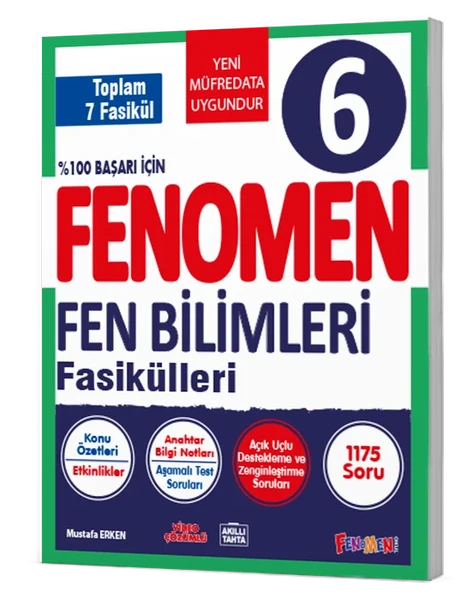 Fenomen 6. sınıf Fen Bilimleri Fasikülleri ürün görseli
