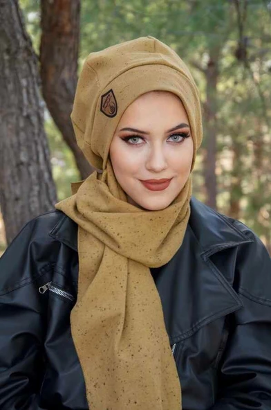Hardal Karyağdı Armalı Tesettür Bere - 2