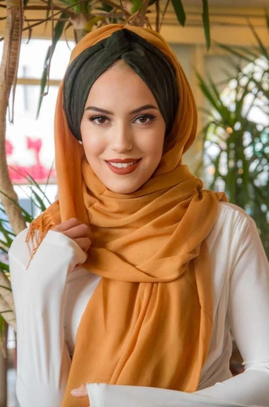 Devetüyü Haki Desen Burgu Hazır Şal - Resim 3